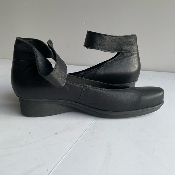 LOINTS OF HOLLAND Sydney Charlotte Shoes US 9.5 Black Mary Jane Ankle Strap Clog - Picture 12 of 17